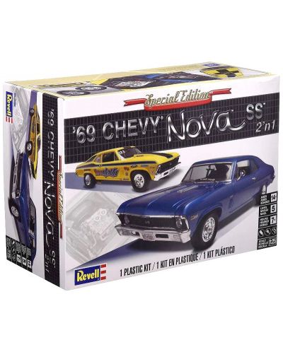 Συναρμολογημένο μοντέλο  Revell - Modern: Cars - 1969 Chevy Nova SS - 2