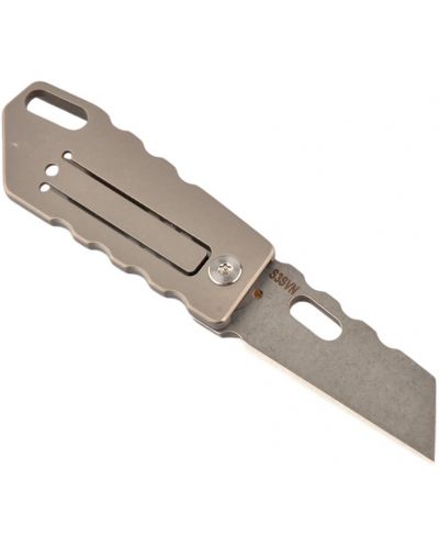 Πτυσσόμενο μαχαίρι τιτανίου Dulotec - K906, γκρί - 2