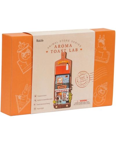 Συναρμολογημένο μοντέλο  Robo time - Rolife & Aroma Toast Lab - 4
