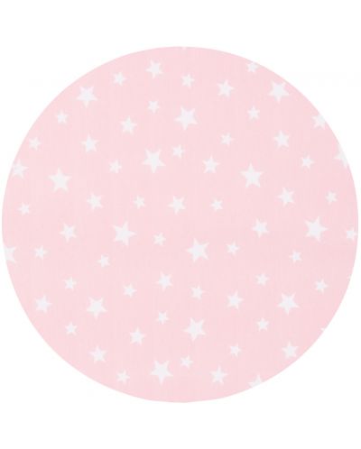 Πτυσσόμενο στρώμα Chipolino, 60 x 120 x 6 cm, ροζ με αστέρια - 8