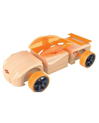 Συναρμολογημένο ξύλινο αυτοκίνητο Play Monster Automoblox - Mini C12 Cipher - 1