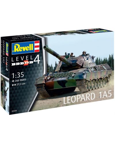 Συναρμολογημένο μοντέλο Revell Στρατιωτικά: Τάνκς - Leopard 1A5 - 6