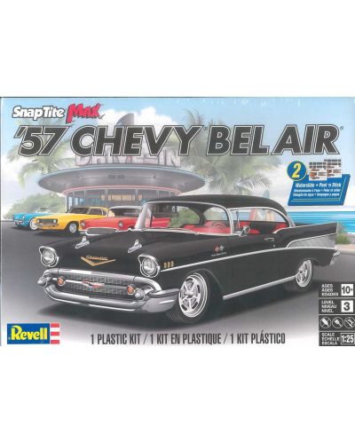Συναρμολογημένο μοντέλο  Revell - Σύγχρονο: Cars - 1957 Chevy Bel Air - 4