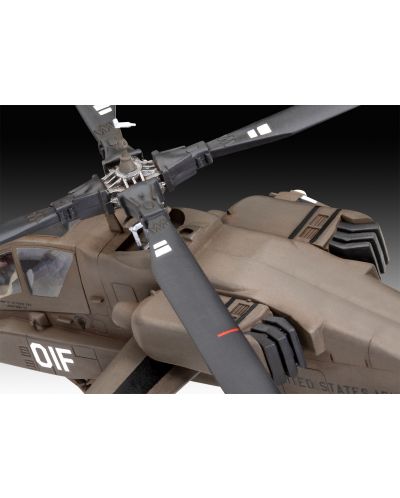 Μοντέλο για συναρμολόγηση Revell Στρατιωτικό ελικόπτερο AH-64A Apache - 4