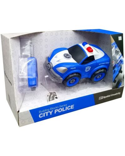 Συναρμολογημένο παιχνίδι Raya Toys - Αστυνομικό αυτοκίνητο City Police - 1