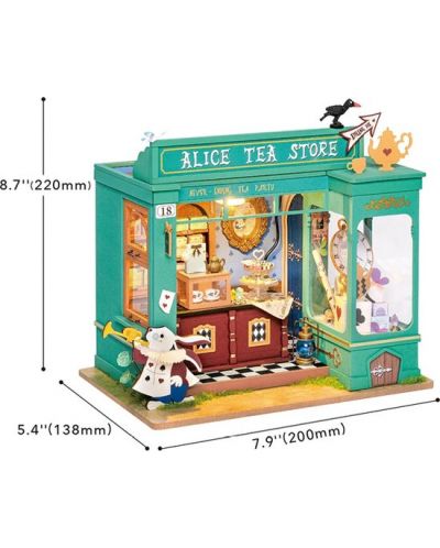 Συναρμολογημένο μοντέλο Robo Time - Alice's Tea Store - 2