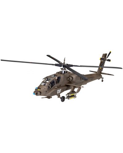 Μοντέλο για συναρμολόγηση Revell Στρατιωτικό ελικόπτερο AH-64A Apache - 1