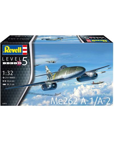 Συναρμολογημένο μοντέλο Revell Στρατιωτικό: Αεροσκάφος - Messerschmitt Me262 A-1/A-2 - 2