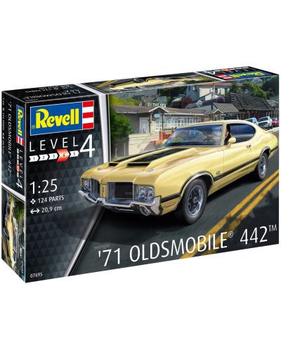 Συναρμολογημένο μοντέλο  Revell - Σύγχρονο: Αυτοκίνητα - Oldsmobile 71 Coupe - 6