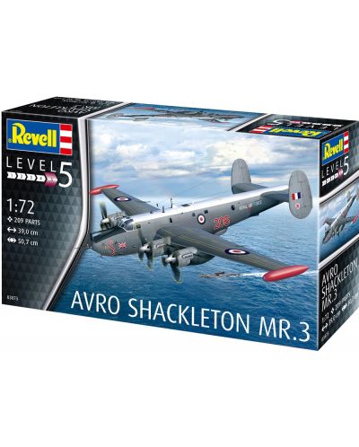 Συναρμολογημένο μοντέλο Revell Στρατιωτικό: Αεροσκάφος - Avro Shackleton Mr.3 - 5