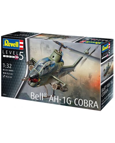 Μοντέλο για συναρμολόγηση Revell Στρατιωτικό ελικόπτερο  Bell AH-1G Cobra (1:32) - 6