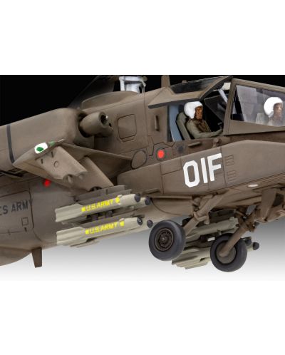 Μοντέλο για συναρμολόγηση Revell Στρατιωτικό ελικόπτερο AH-64A Apache - 2