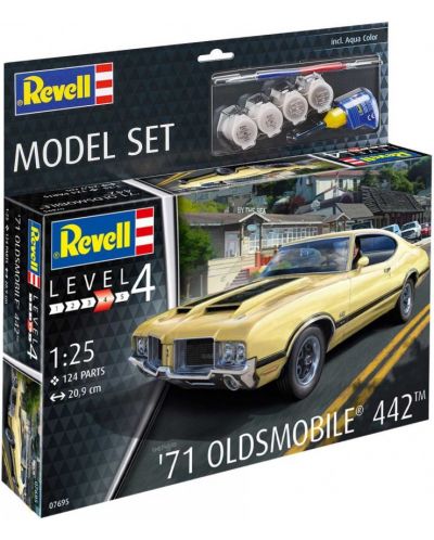 Σετ συναρμολόγησης  Revell  Σύγχρονο: Αυτοκίνητα - Oldsmobile 71 Coupe - 6