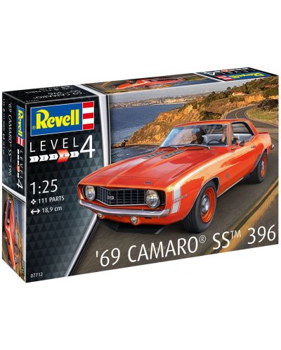 Συναρμολογημένο μοντέλο  Revell - Σύγχρονη: Αυτοκίνητα - Camaro 69 SS - 5