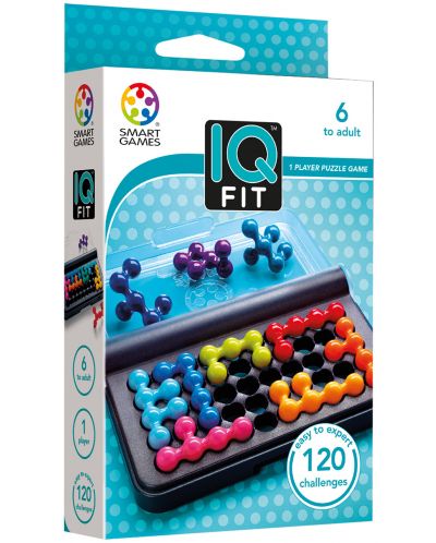 Παιδικό παιχνίδι λογικής Smart Games Pocket IQ - IQ Fit - 1