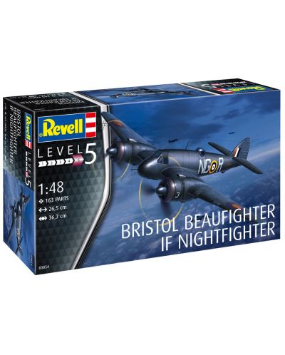Συναρμολογημένο μοντέλο Revell Στρατιωτικό: Αεροσκάφος -  Bristol Beaufighter - 5