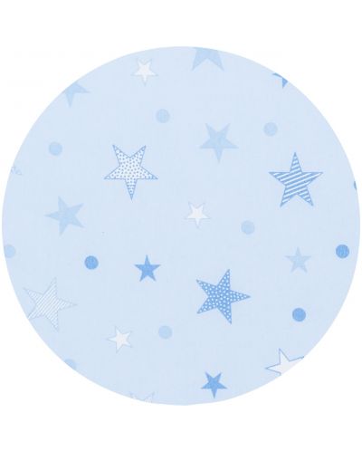 Πτυσσόμενο στρώμα Chipolino, 60 x 120 x 6 cm, Atlantic με μπλε αστέρια - 4