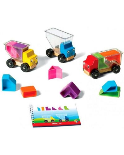 Παιδικό παιχνίδι λογικής Smart Games Preschool Wood - Φορτηγά - 3