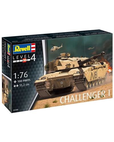 Συναρμολογημένο μοντέλο Revell Στρατιωτικό: Τάνκς - Challenger 1 - 5