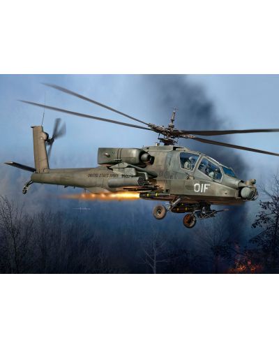 Μοντέλο για συναρμολόγηση Revell Στρατιωτικό ελικόπτερο AH-64A Apache - 5