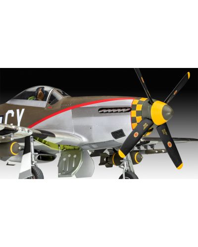 Συναρμολογημένο μοντέλο Revell Στρατιωτικό: Αεροσκάφος - Mustang P-51D-15-NA, όψιμη έκδοση - 4