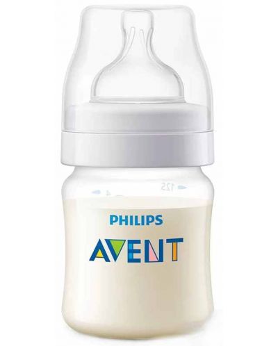 Μπιμπερό  Philips Avent - Classic, Anti-colic, PP, 125 ml - 1