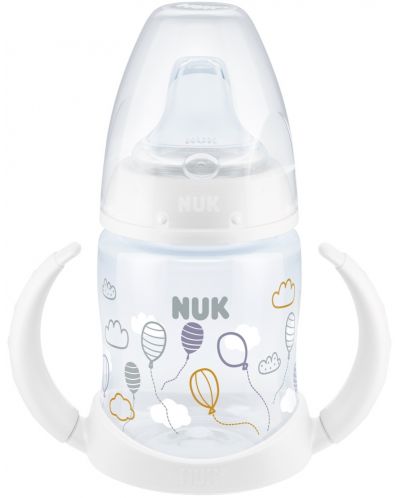 Μπιμπερό NUK First Choice - Με ακροφύσιο χυμού,TC, РР, 150 ml, λευκό - 1