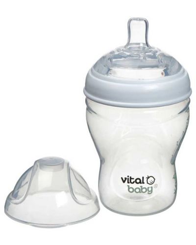Μπιμπερό Vital Baby - Anti-Colic, 240 ml, 0+ μηνών, 2 τεμάχια - 4
