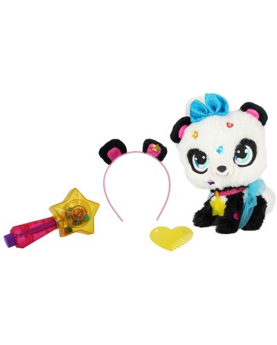Λούτρινο παιχνίδι Shimmer Stars - Panda Pixie, με αξεσουάρ - 3