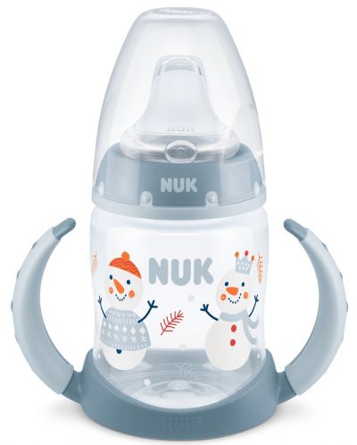 Μπιμπερό για χυμό Nuk First Choice - Snow, 150 ml, γκρί - 1