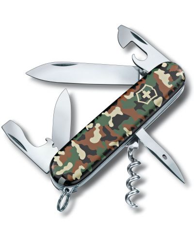 Ελβετικό σουγιά τσέπης Victorinox - Spartan, 12 λειτουργιών, καμουφλάζ - 1