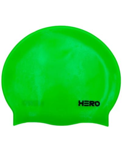 Σκουφάκι κολύμβησης HERO - Silicone Swimming Helmet, πράσινο - 1