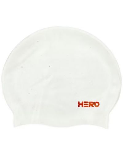 Σκουφάκι κολύμβησης HERO - Silicone Swimming Helmet, άσπρο - 1