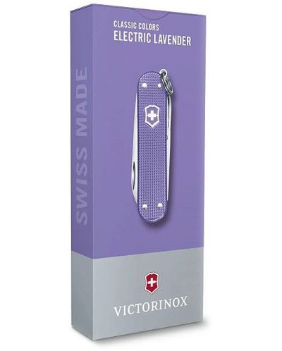 Ελβετικός σουγιάς Victorinox - Classic Alox, Electric Lavender - 4