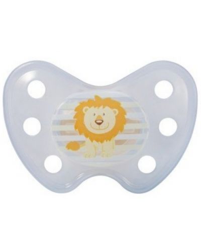 Πιπίλα σιλικόνης Baby Nova - Dentistar, 6-14 μ, λιοντάρι - 1