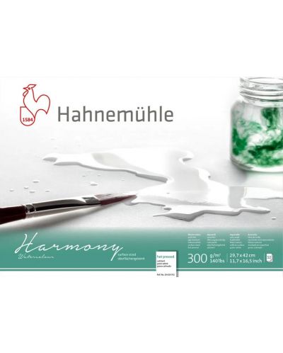 Βιβλίο σκίτσων Hahnemuhle Harmony - А3, χαρτί θερμής πίεσης, 12 φύλλα - 1