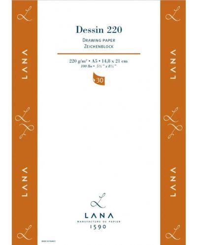 Σκίτσο Lana Dessin 220 - A5, 30 φύλλα - 1