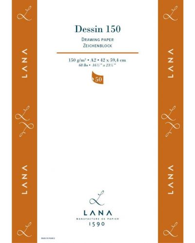 Βιβλίο σκίτσων Lana Dessin - 42 x 59.4, 50 φύλλα - 1
