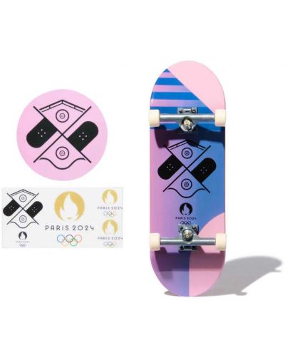 Skateboard για τα δάχτυλα Tech Deck - Ροζ και μαύρο, Paris 2024 - 2