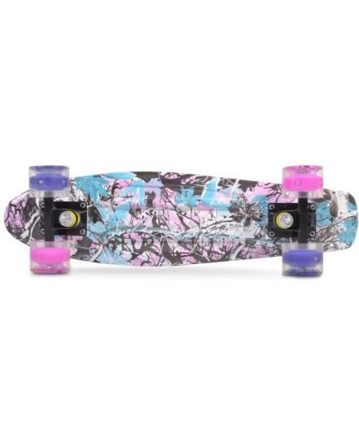  Skateboard Byox - Graffiti Pink, με μαύρη βάση, 56 εκ - 2