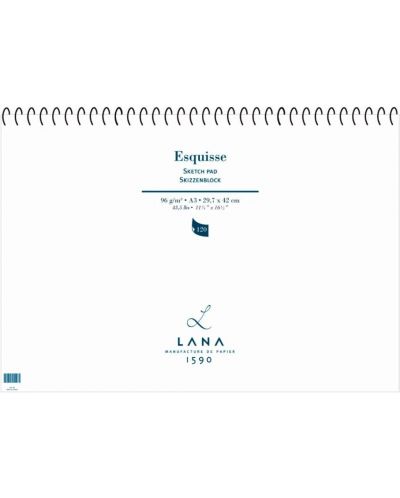 Βιβλίο σκίτσων Lana Esquissetext - A3, 120 φύλλα - 1