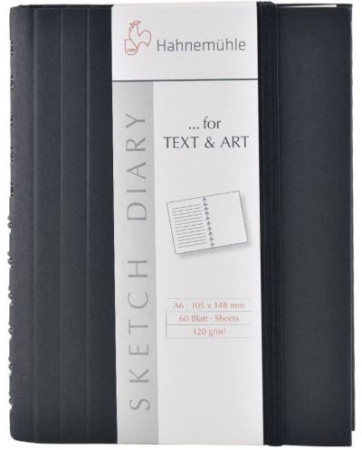 Βιβλίο σκίτσων Hahnemuhle - Text & Art, А6, 60 φύλλα - 1