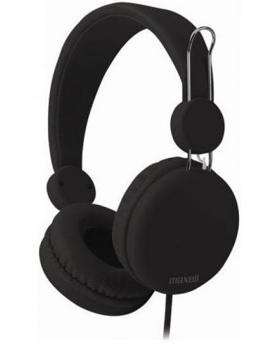Ακουστικά με μικρόφωνο Maxell - HP Spectrum, μαύρα - 1