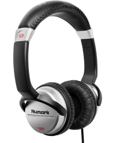 Ακουστικά Numark - HF125, DJ, μαύρα/ασημί - 1