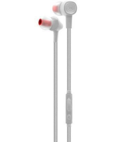 Ακουστικά με μικρόφωνο Maxell - SIN-8 Solid + Hakuba, λευκά - 1