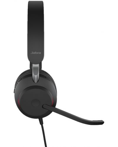 Ακουστικά με μικρόφωνο Jabra - Evolve2 40 SE UC, μαύρο - 4