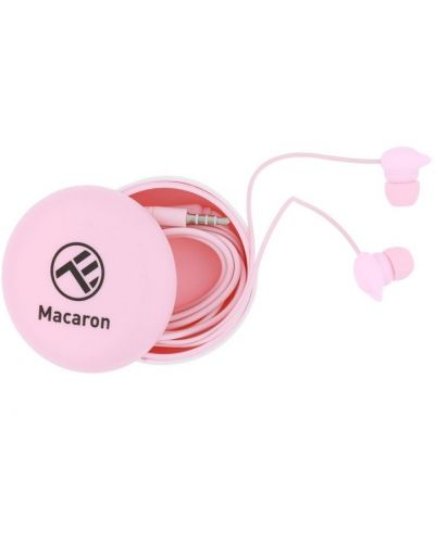 Ακουστικά με μικρόφωνο Tellur Macaron - ροζ - 1