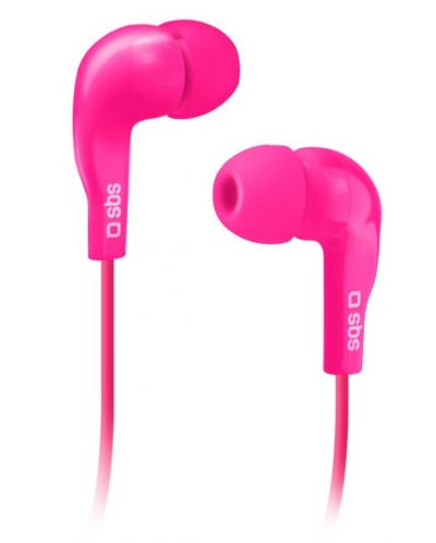 Ακουστικά με μικρόφωνο SBS - Mix 10, ροζ - 1