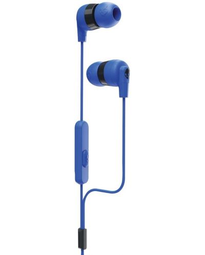 Ακουστικά με μικρόφωνο Skullcandy - INKD + W/MIC 1, cobalt blue - 1