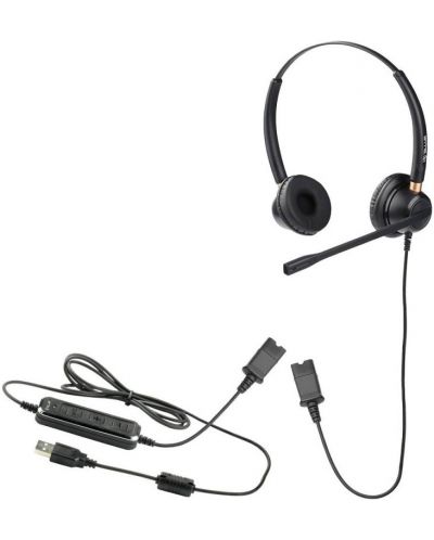 Ακουστικά με μικρόφωνο Tellur - Voice 520N, μαύρα - 2